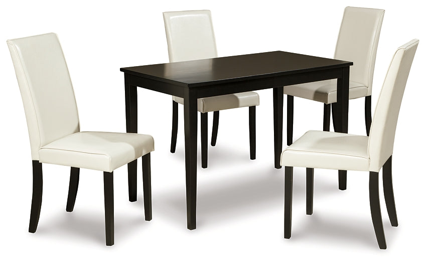 Kimonte Dining Table and 4 Chairs