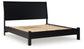 Danziar King Panel Bed with Mirrored Dresser, Chest and Nightstand