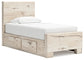 Lawroy  Panel Bed With Storage