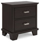 Covetown Full Panel Bed with Mirrored Dresser, Chest and Nightstand