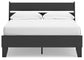 Socalle Full Panel Platform Bed with Dresser, Chest and 2 Nightstands