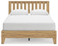 Bermacy Queen Platform Panel Bed with Dresser, Chest and Nightstand