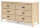 Cabinella Full Platform Panel Bed with Dresser and Nightstand