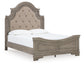 Lodenbay Queen Panel Bed with Mirrored Dresser