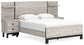 Vessalli Queen Panel Bed with Mirrored Dresser and Chest